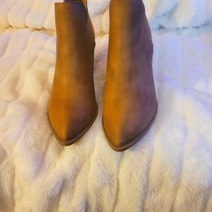 Women Tan Booties